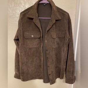 Velvet Heart Women's Brown Shirt Jacket Cottagecore 90’s Y2K Boho Sm